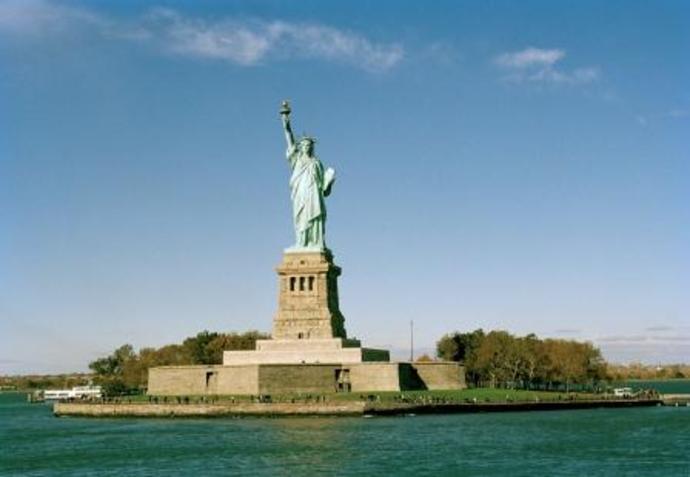 The statue of liberty
